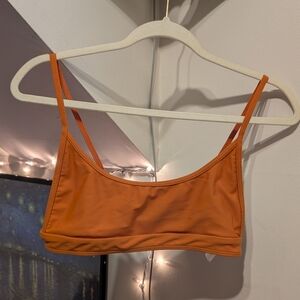 Rustic Orange Bikini Top